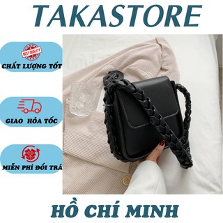 TÚI KẸP NÁCH,TÚI XÁCH NỮ ĐEO CHÉO PHỐI XÍCH HÀN QUỐC HOT TREND  TAKASTORE TX1512