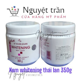 kem Velvet WHITENING BODY LOTION chữ đỏ chuẩn hàng thái hủ 350G