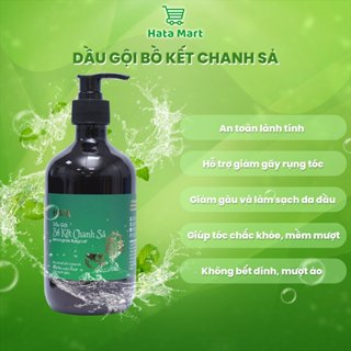 Dầu gội bồ kết chanh sả HATA PHARMACY 500ml, dầu gội đầu giảm gãy rụng tóc, giảm gàu, kích thích mọc tóc