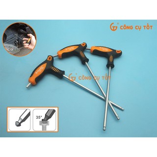 Tay vặn lục giác chữ t - lục giác bi chữ t asaki 3mm 4mm 5mm 6mm 8mm 10mm