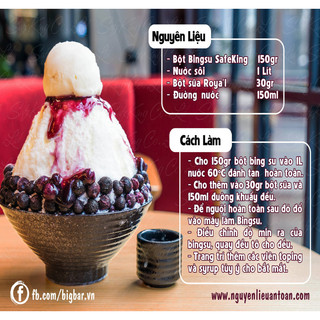 Combo Bingsu sữa (Bột Bingsu + Bột Sữa)