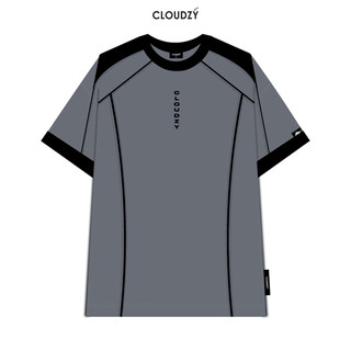 Áo thun nam nữ unisex tay lỡ phông phối màu form rộng localbrand Cloudzy cổ tròn oversize INSPIRE