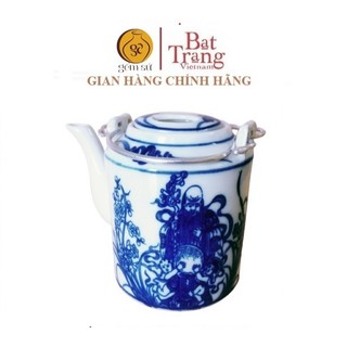Ấm pha trà xanh dung tích 0,5 lít - Gốm sứ Bát Tràng