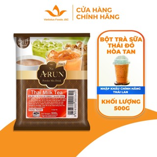 Bột Trà Sữa Thái Đỏ pha sẵn Na Arun nhập khẩu chính hãng Thái Lan - Túi 500G pha đủ 40 ly