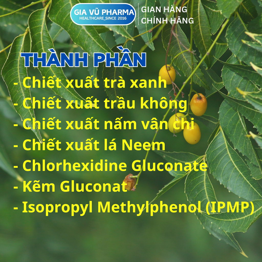 Nước súc miệng súc họng Hupavir Sinecatechin hỗ trợ đào thải HPV Sùi Mào Gà (che tên) Chai 250 ml