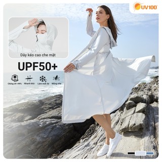 Áo khoác chống nắng toàn thân nữ uv100 al23103 upf50+ siêu mỏng nhẹ thoáng mát