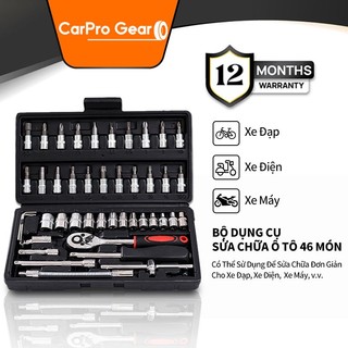 Bộ dụng cụ mở bu lông ốc vít đa năng 46 chi tiết