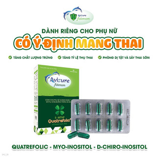 Folimom avisure-sản phẩm bổ sung dinh dưỡng giúp tăng khả năng thụ thai cho nữ giới