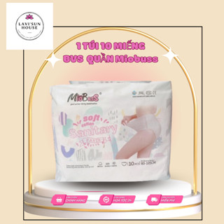 Băng vệ sinh dạng quần Miobuss siêu thấm size 35kg-65kg 1 túi 10 chiếc