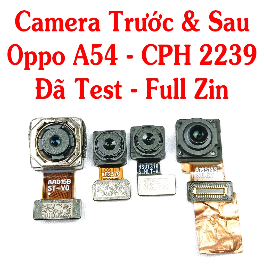 Camera Trước Và Sau Điện Thoại Oppo A54 CPH2239, Đã Test - Full Zin