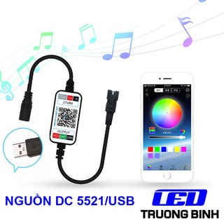 BLE001 ĐIỀU KHIỂN LED FULL MÀU ARGB NEOPIXEL WS2812B WS2811 APP LEDLAMP CHO Ô TÔ MÔTÔ