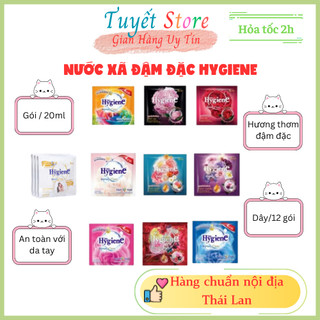Nước xả đậm đặc thơm lâu Hygiene Thái Lan 20ml (gói)