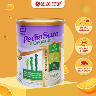 Sữa bột hữu cơ pediasure organic vanilla hệ dinh dưỡng cân bằng cho bé từ 1 - 10 tuổi 800g - bibo mart