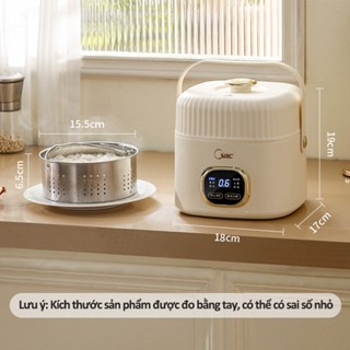 Nồi Cơm Điện Đa Năng 1.6L - Nồi Gốm Chống Dính - Nồi Hấp Điện - Nồi Cơm Mini - Lẩu