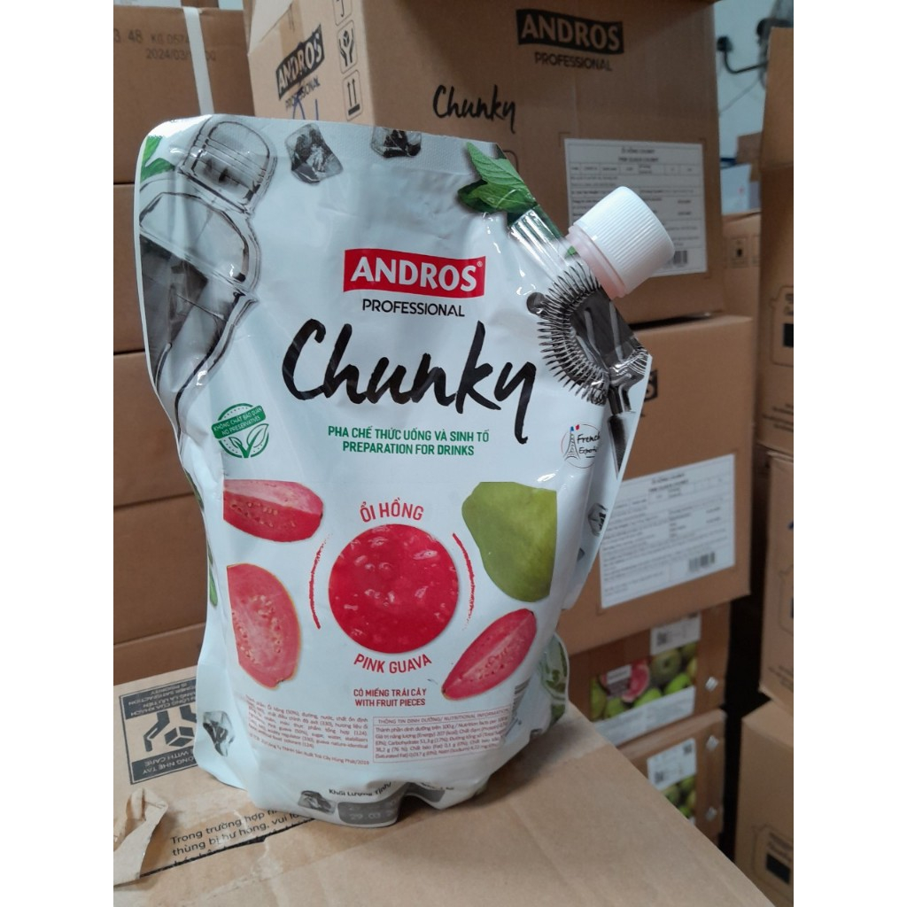 MỨT CHUNKY ỔI HỒNG