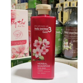 DẦU GỘI THÁI DƯƠNG 3 HOA ĐÀO 🌹FREESHIP 🌹CHAI 200ml- Dành Cho Da Đầu Gàu Ngứa