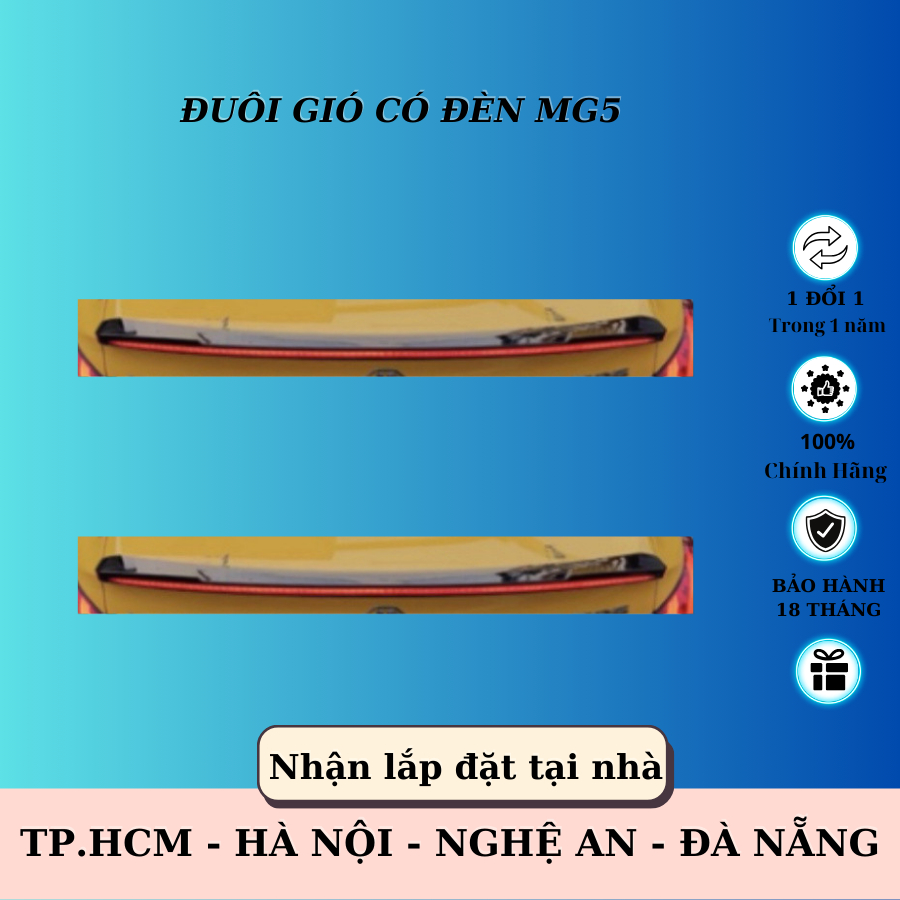 Đuôi gió có đèn MG5
