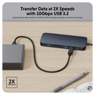 Cổng chuyển HyperDrive Next 10 Port Usb-C cho Laptop/Macbook Type-C