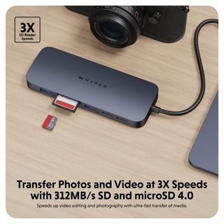 Cổng chuyển HyperDrive Next 10 Port Usb-C cho Laptop/Macbook Type-C