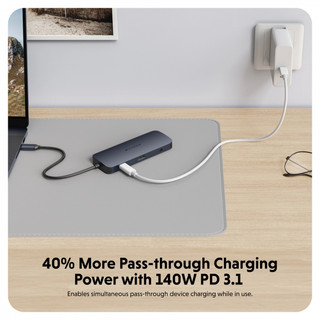Cổng chuyển HyperDrive Next 10 Port Usb-C cho Laptop/Macbook Type-C