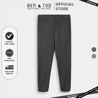 Quần dài tây âu nam BEN & TOD 21037 công sở co giãn tôn dáng dày dặn nam tính chỉnh chu OUTLET 289
