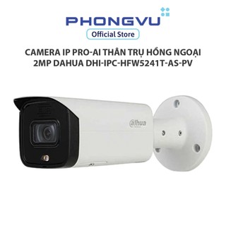 Camera IP PRO-AI thân trụ hồng ngoại 2MP DAHUA DHI-IPC-HFW5241T-AS-PV (Bảo hành 24 tháng)