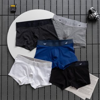 Quần lót nam, Quần boxer nam chất liệu cotton co giản thoáng khí tốt size từ 55kg - 90kg có 5 mẫu cá tính QBXHL01