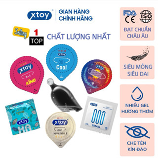 Bcs Bi to XTOY 3cm mềm, phụ kiện bao cao su, tăng cảm giác