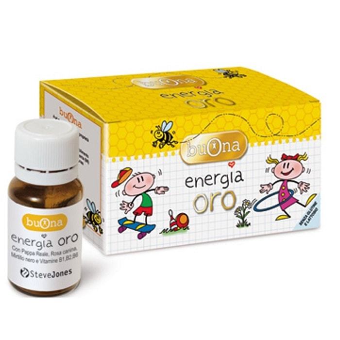 Siro ăn ngon Buona Energia Oro, tăng chuyển hóa tự nhiên cải thiện biếng ăn ở trẻ. Hộp 10 lọ, lọ 10ml, tiện dụng