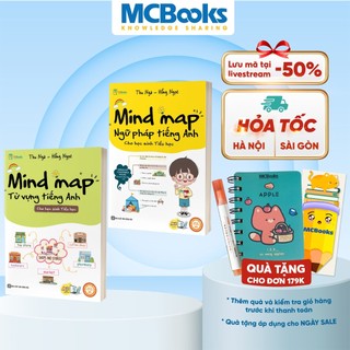 Sách - Combo Mindmap cho học sinh tiểu học - Từ vựng + Ngữ pháp - Lẻ/combo tùy chọn