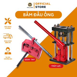 Bấm ống loại quay tay bằng thép và nén thủy lực, Máy ép đầu dây rửa xe áp lực cao 8mm -14mm