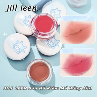  JILL LEEN Son hũ má hồng kem bùn 2in1 Mịn Lì Lâu Trôi Dưỡng Ẩm Mềm Mịn milk mist lip mud thin matte velvet lip glaze 