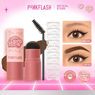 Bộ Phấn Trang Điểm Lông Mày PINKFLASH E19 GB10 TP01 CE01 Khuôn Vẽ Tạo Hình Toàn Diện Chống Nước Lâu kuromi cosmetic