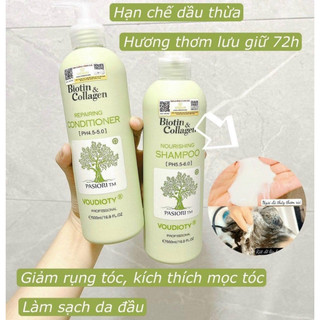 LẺ DẦU GỘI HOẶC DẦU XẢ BIOTIN COLLAGEN KIỀM DẦU MƯỢT TÓC 500ml - 1000ML