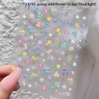 sticker nổi 5d ,sticker dán móng nails