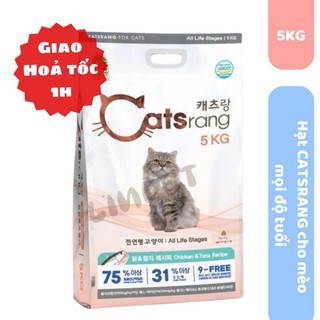 [Chĩnh hãng] Hạt catsrang cho mèo mọi độ tuổi 5kg LINPET