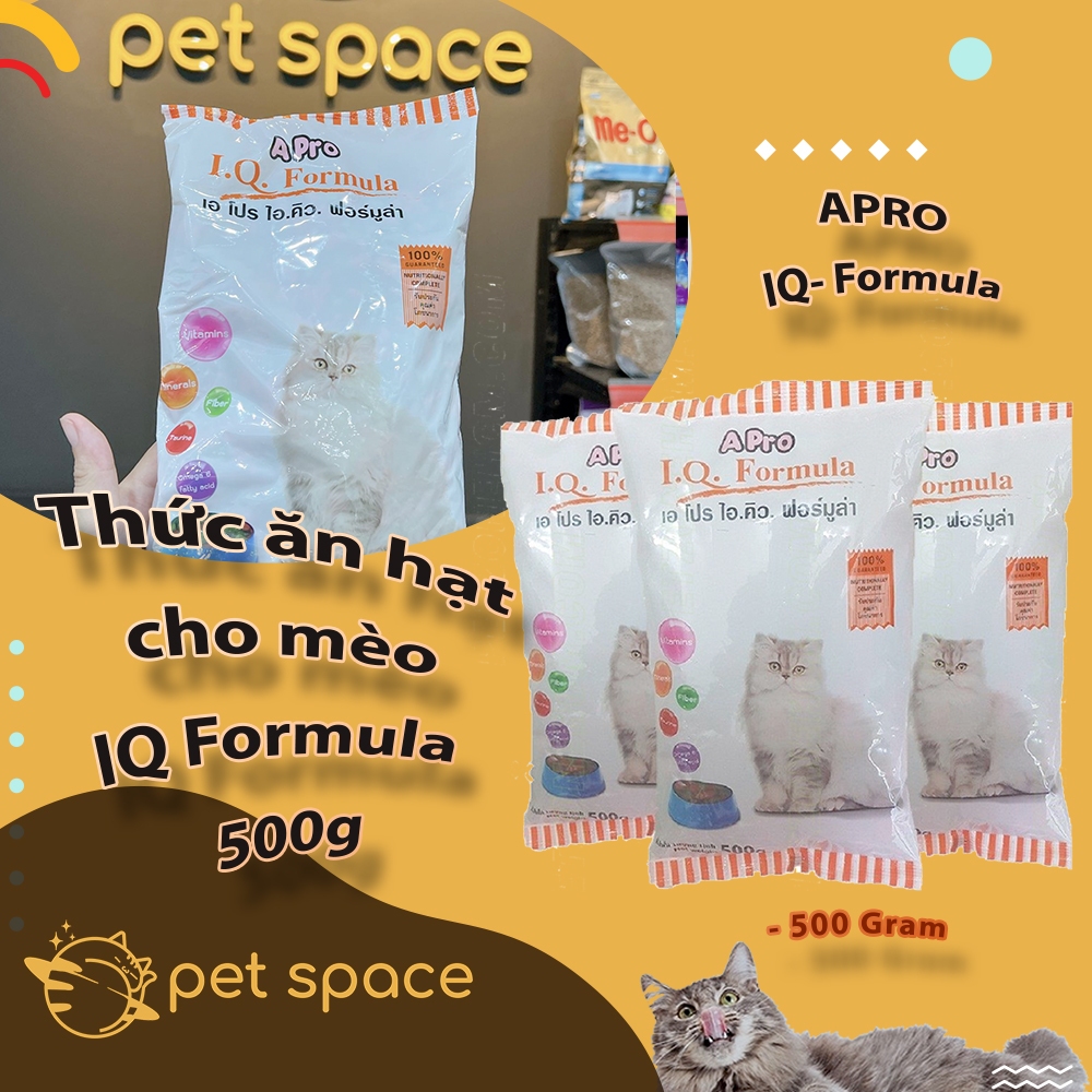 Thức ăn hạt cho mèo APRO I.Q. FORMULA 500g