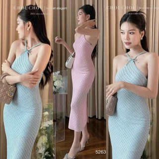Đầm yếm ren tiểu thư