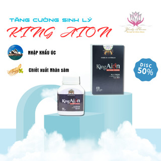 Tăng cường sinh lý nam giới KingAion chống xuất tinh sớm bổ thận tráng dương lọ 60 viên Rosa Bonita