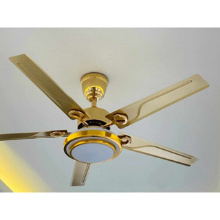 Quạt trần sang trọng có điều khiển từ xa có đèn 3 chế độ mầu