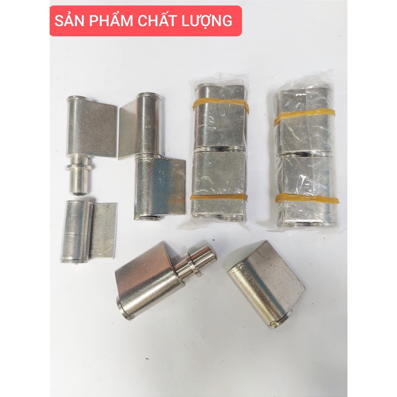 Bản lề cối inox 304, bản lề inox, bản lề cối lá inox,hàn cửa cổng phi 16-22 hàng bóng đẹp chuẩn 304