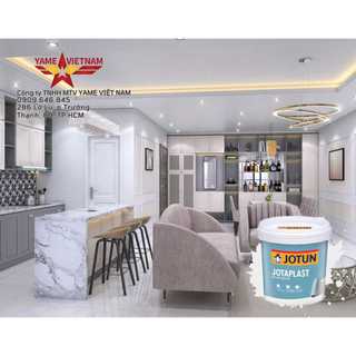 Sơn nước trong nhà jotun jotaplast 17l bền màu, che phủ tốt