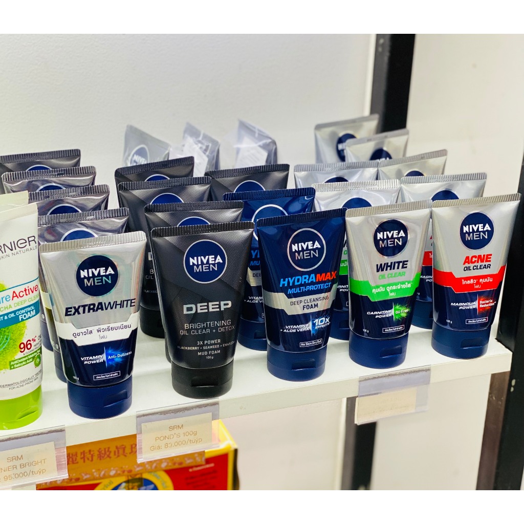 Sữa Rửa Mặt NIVEA MEN Thái Lan 100g