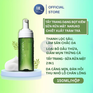 Nước tẩy trang dạng bọt trà tràm Naruko Tea Tree Blemish Clear Makeup Removing Cleansing Mousse 150 ml