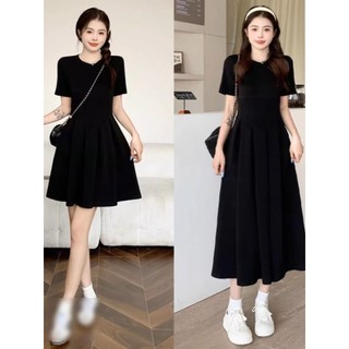 Váy BIGSIZE trơn 2 dáng ngắn dài M1746 55-95KG [BOON BOON BIGSIZE]