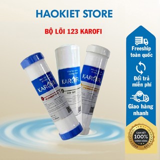 Lõi lọc nước Karofi - Bộ lõi lọc nước 123 Karofi