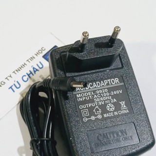 Adapter DC 9V - 2A (Đầu cắm 3.5mm x 1.35mm)