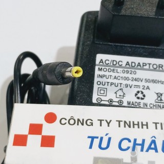 Adapter DC 9V - 2A / Đầu cắm CD 4.0mm x 1.7mm