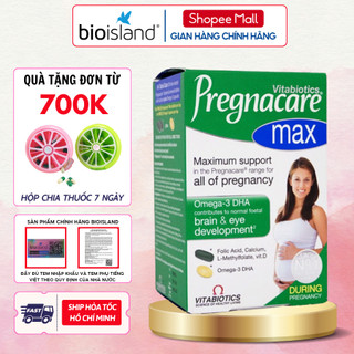 Vitamin tổng hợp bầu Pregnacare Max 84 viên bổ sung vitamin và khoáng chất thiết yếu giúp mẹ khỏe, bé thông minh