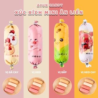  Xúc Xích Mini Ăn Liền 4 Vị (GÀ/HEO/BẮP/HEOCAY)